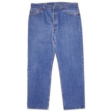 VINTAGE LEVIS 501 JEANS INDIGO 1980S SIZE W38 L32 MADE IN USA