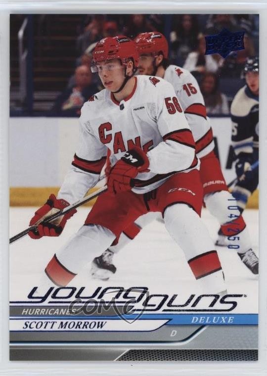 2024 Upper Deck Series 1 Young Guns Deluxe 104/250 Scott Morrow #225 Rookie RC