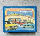 1978 Vintage Matchbox Carry Case Original Blue Trays holds 48 Models Diecast Lot