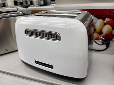 Kitchen Aid 5KMT2115EWH Classic 2-Scheiben-Toaster extra breite Toastschlitze