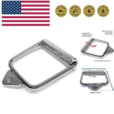 Cable Machine Attachment, Double D Handle Tricep Rope Cable Attachment, Wei...