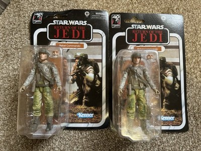 Star Wars Black Series Endor Rebel Commando Return of The Jedi 6'' Lot of 2
