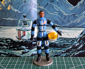 1969 Mattel Major Matt Mason JEFF LONG w/ SPACE HELMET - EX