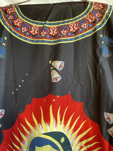 VIRGIN MARY KAFTAN BEACH COVER UP, Drawstring, Lightweight, One Size, EUC - Picture 11 of 13