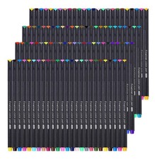 100 Pcs 100 Colors Fine Point Line Drawing Pens 0.4mm Painting School Office