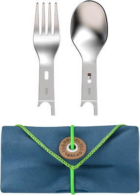 Opinel Picnic+ Cutlery Insert Set for No. 8 Folding Pocket Knives, Fork and Spoo