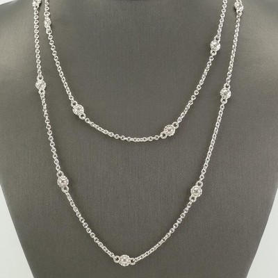 Judith Ripka CZ Wendekette Sterlingsilber