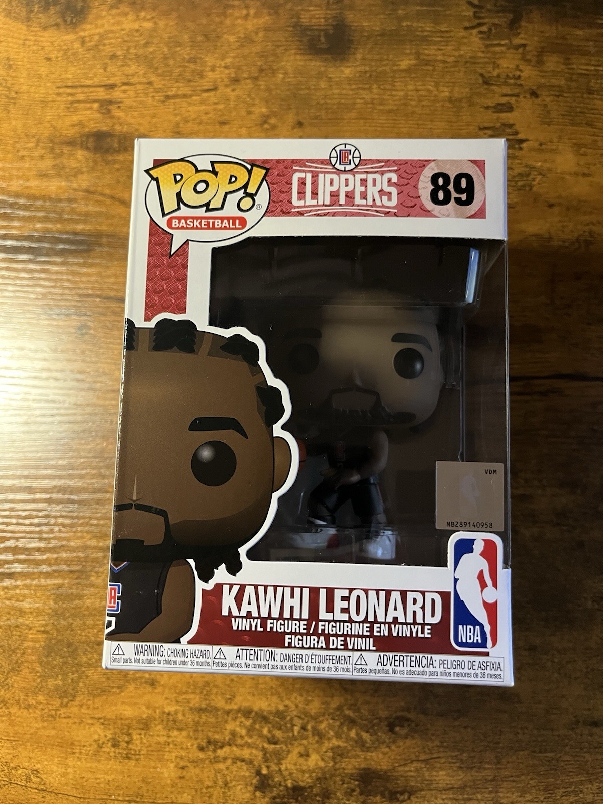 Funko Pop! Basketball Kawhi Leonard #89 Los Angeles Clippers NBA Vinyl Figure