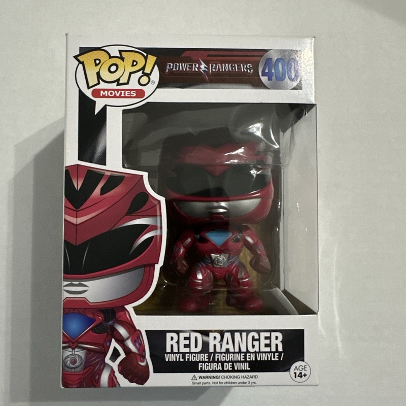 Funko Pop! Vinyl: Power Rangers - Red Ranger #400 See Pics Dor Box Condition