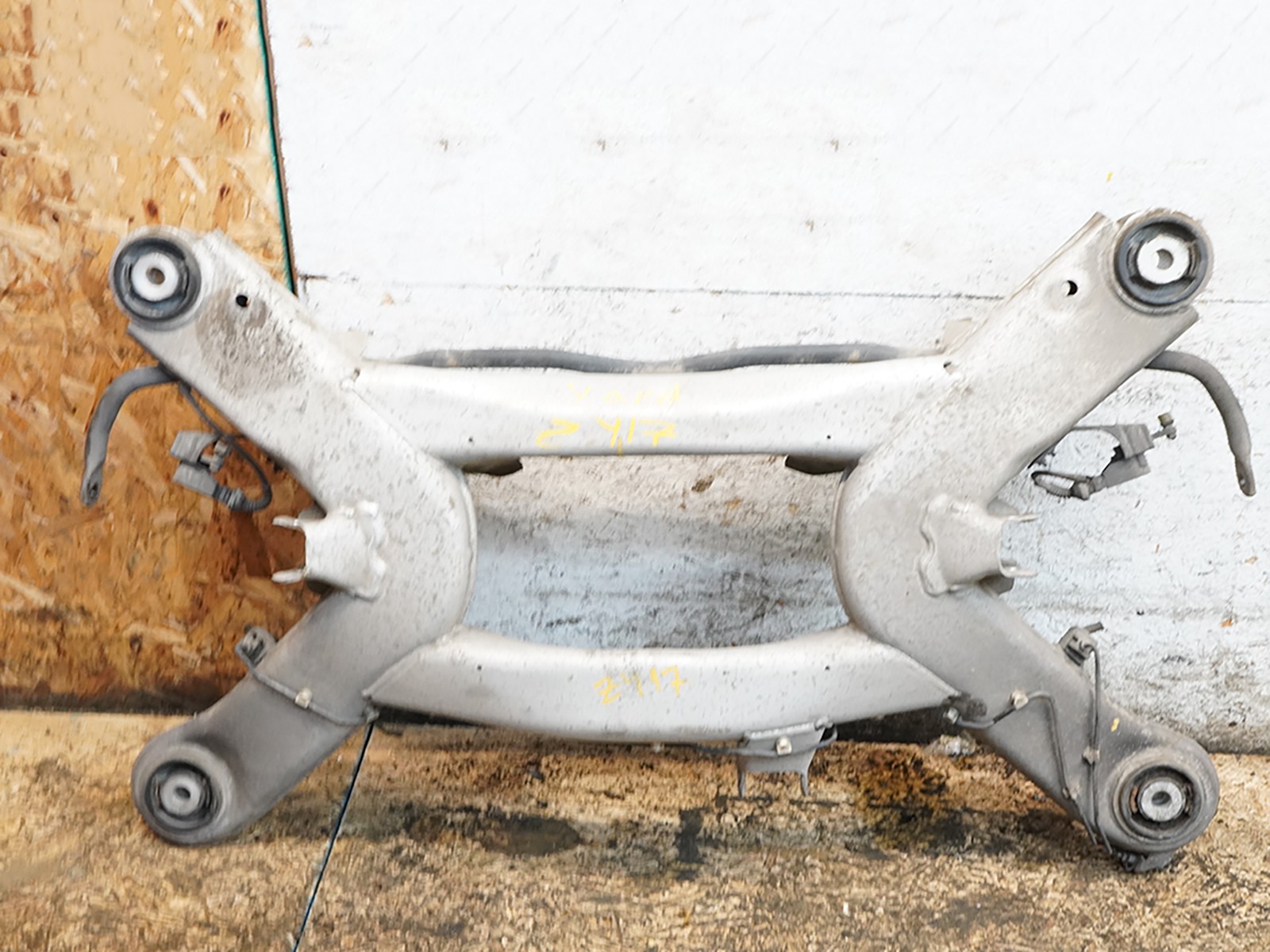 05-14 Bentley Continental GT Coupe Subframe Crossmember Cradle Rear 4E0907503C
