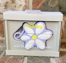 Heyday Earbud Case Cover Daisy Soft Purple Compatible with AirPod Gen 3