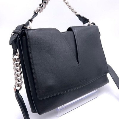 JIL SANDER Bag: View Bag Black W31H22.5D10.5cm w/o accessories;
