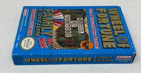 NES Nintendo - Wheel of Fortune Family Edition - CIB Complete / Tested