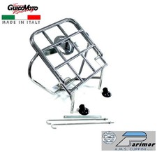 PORTAPACCHI PORTA RUOTA POSTERIORE CROMATO VESPA 50 125 ET3 CUPPINI C30/C