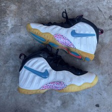 Nike Little Posite Pro GS '3D' White Blue Hero 644792-102