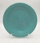 Homer Laughlin Fiestaware Classic Rim 10.5" Turquoise Ceramic Dinner Plate
