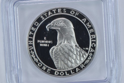1983-S Olympic Discus Commemorative Silver Dollar PR70 DCAM ICG - Picture 4 of 5