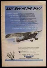 1946 TAYLORCRAFT vintage AD "Best Buy in the Sky"