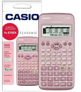 PINK Casio Scientific Calculator Classwiz FX-570EX  School Work Office Student