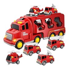 Toy Cars for Boys Ages 2, 3, 4, 5, and 6 Light and Sound Educational Toy Set o