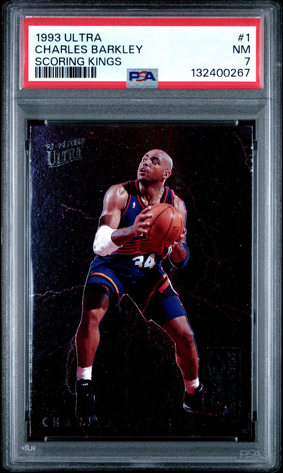1993 FLEER ULTRA SCORING KINGS #1 CHARLES BARKLEY PSA 7