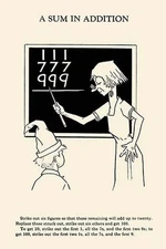 A Sum in Addition Harry Houdini Poster Print