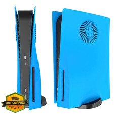 PS5 Disc Console Faceplate Cover Starlight Blue Vents