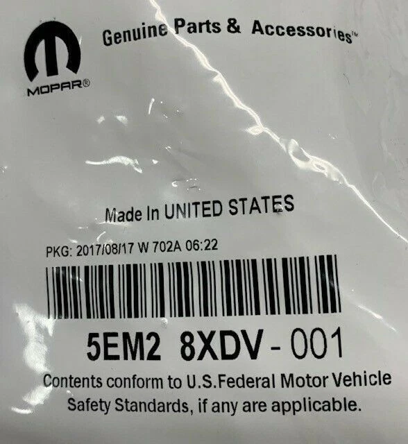 SE ADAPTA * PESTILLO DE GUANTERA JEEP WRANGLER 2003-2006 5EM28XDV - NUEVO OEM Foto 4 de 4