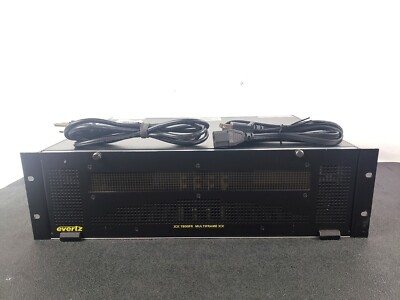 Evertz 7800FR MultiFrame with 4x 7700ADA-AUD 1x 7700FC Cards w Power Cords