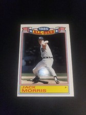 1986 Topps All Star Glossy - #10 Jack Morris - Detroit Tigers Baseball Card 1985