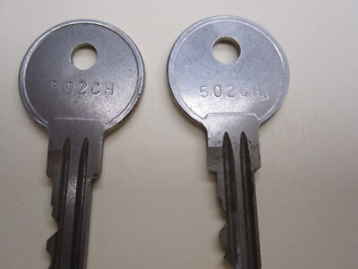 Set of 2 Keys 502CH Key Code, 2 KEYS ONLY | eBay