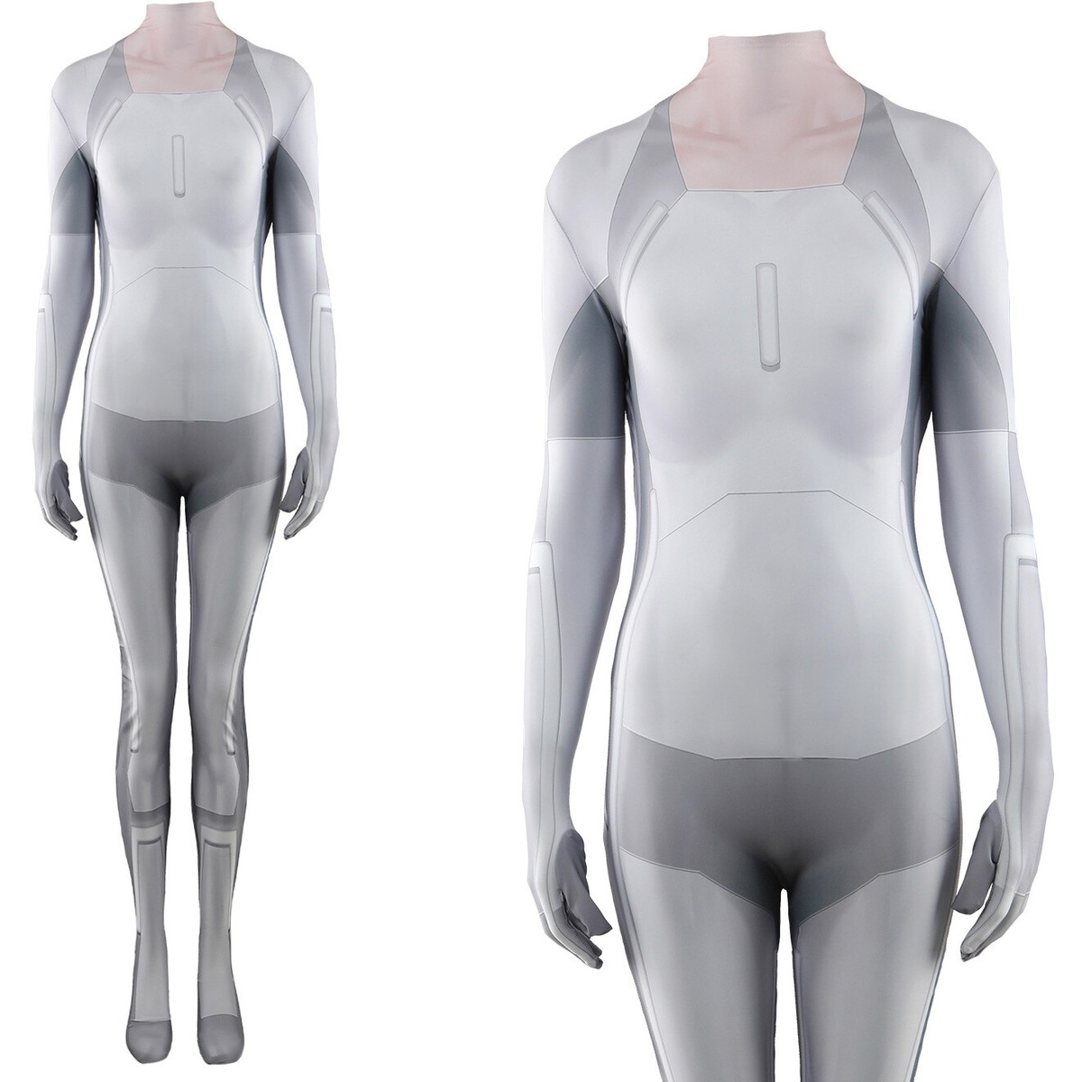 Selrey Tron Legacy Jamu Jumpsuit Cosplay Costume Woman Spandex 3D