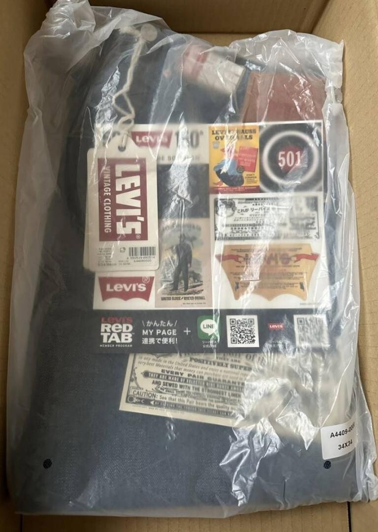 LEVI'S 150th Anniversary 1901 501xx white oak W34 L34 New | eBay