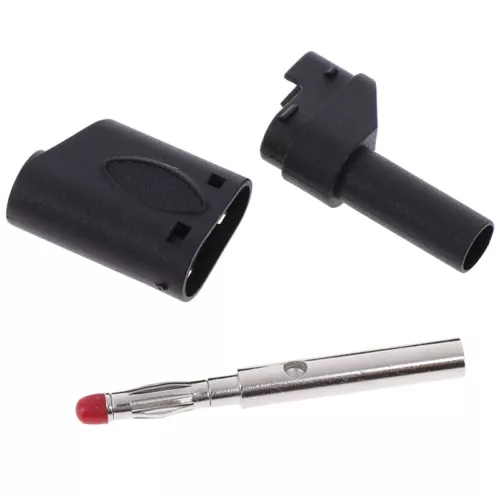 20x ummantelte voll isolierte Sicherheit 4 mm Stecker stapelbare Bananenstecker Steckverbinder USA - Bild 9 von 22