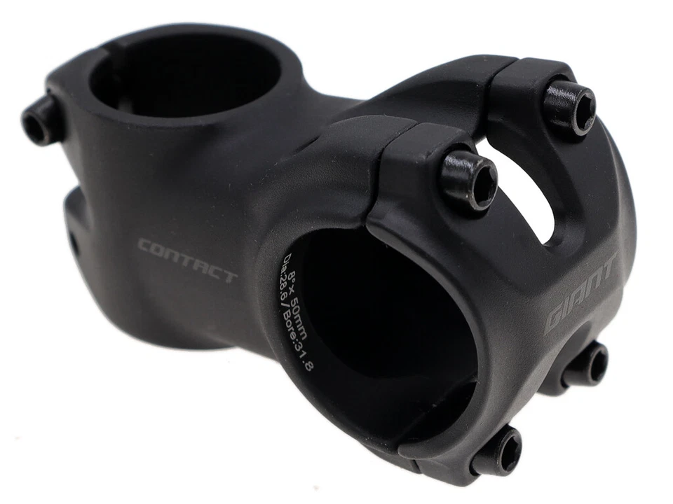 GIANT Contact Bike Stem 1-1/8" x 31.8mm x 50mm Matt Black - Image 4 of 4
