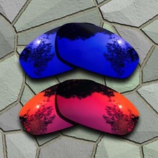 Violet Blue Violet Red Polarized Lenses Replacement For-Costa Del Mar Brine BR11