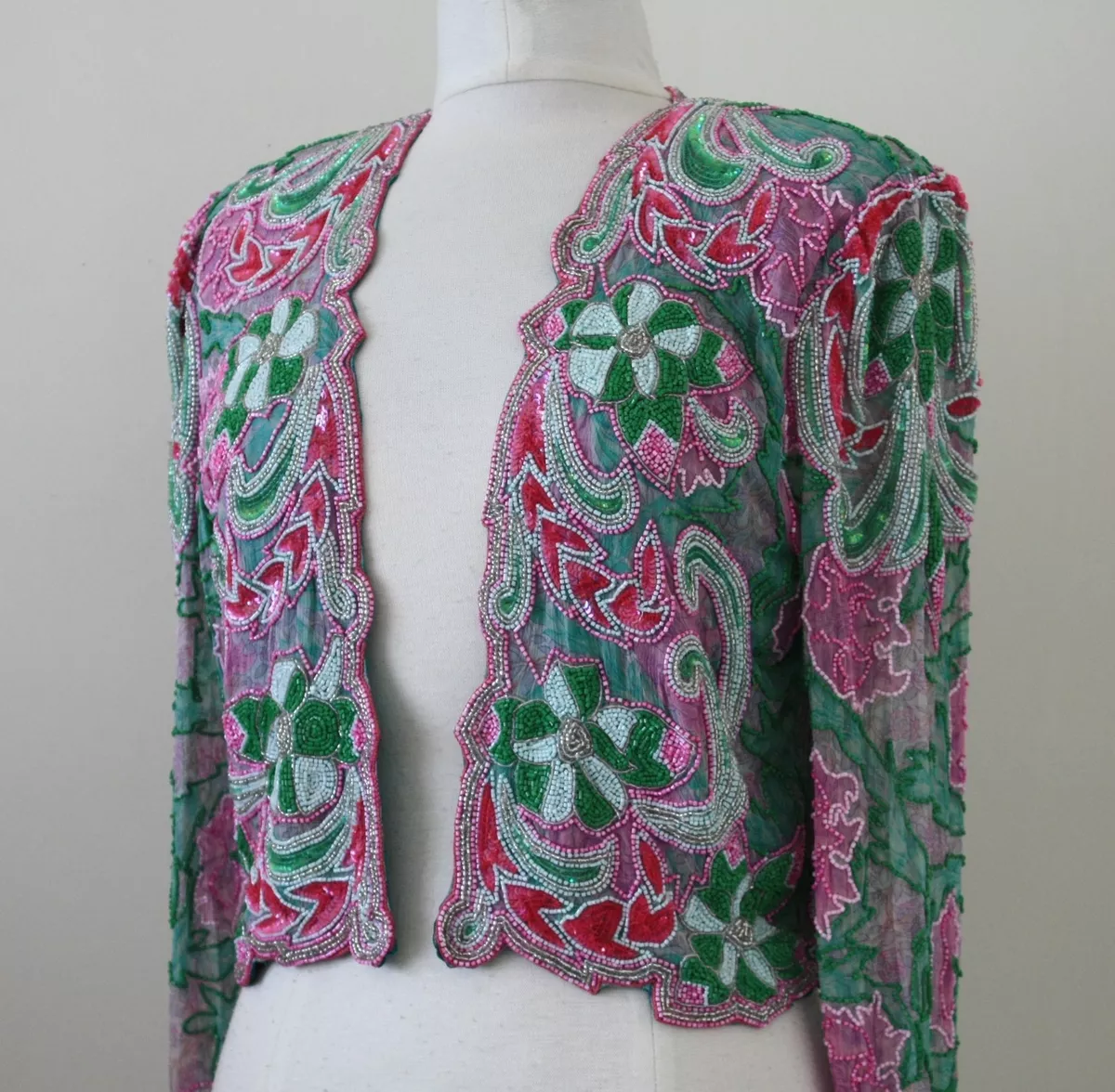 Vintage beaded best sale bolero