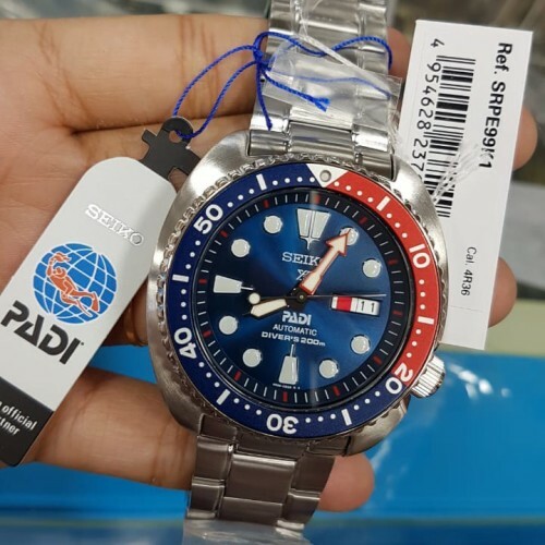 New Seiko Prospex SRPE99K1 Automatic Turtle PADI Special New Seiko Prospex SRPE99K1 Automatic Turtle PADI Special