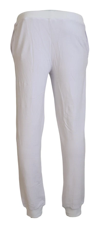 Pantalones de chándal John Galliano blancos con logotipo de algodón para hombre IT46/W32/S PRECIO DE VENTA SUGERIDO POR EL FABRICANTE 250usd Foto 3 de 4