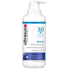 Image of Ultrasun Transparent Sun Protection Sports Gel SPF30 400ml