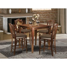 Counter Height Set-Pub Table And Kitchen Chairs
