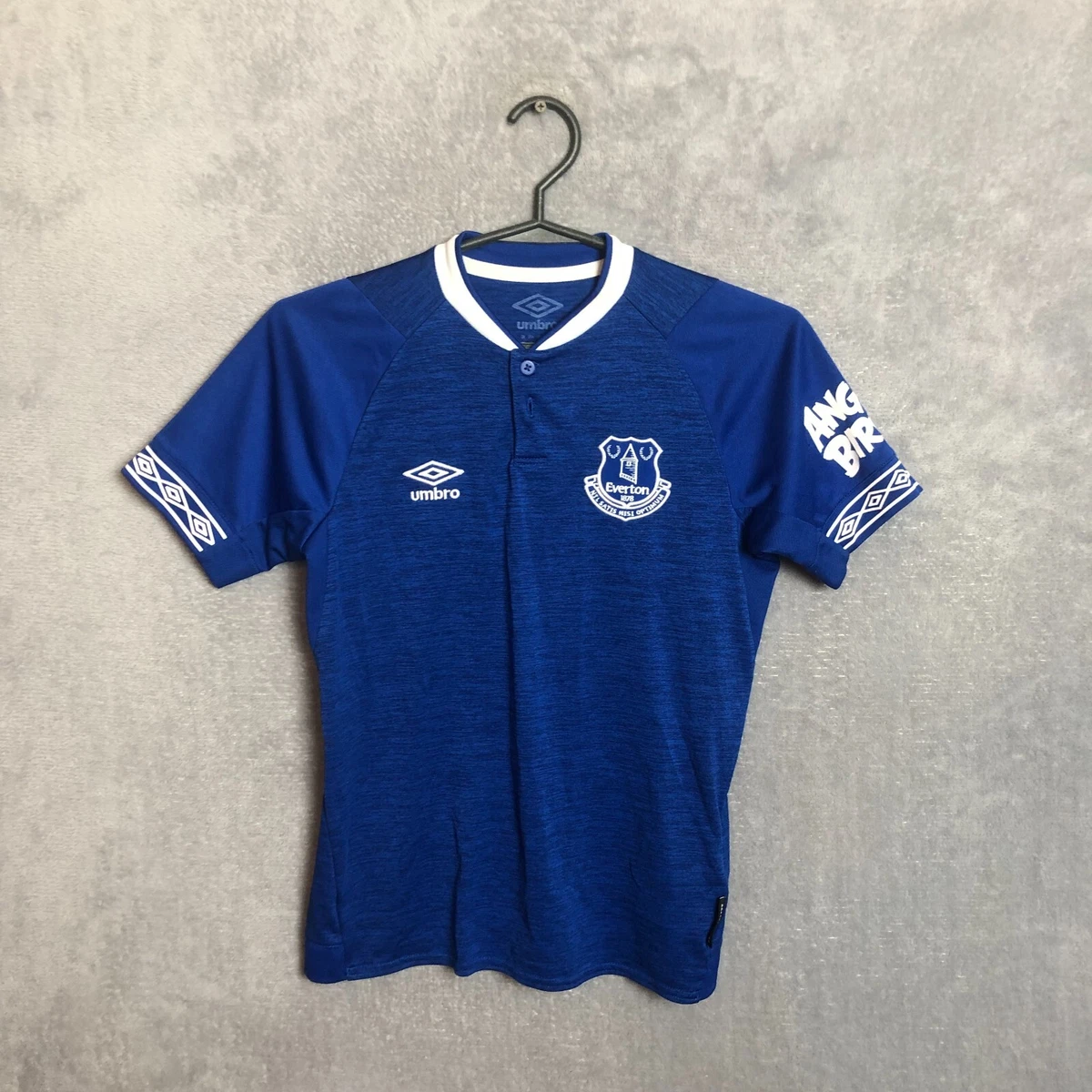 Maillot De Foot Umbro Everton FC – Enfant, Domicile Bleu, Taille UK XLB (12-13 Ans), Neuf