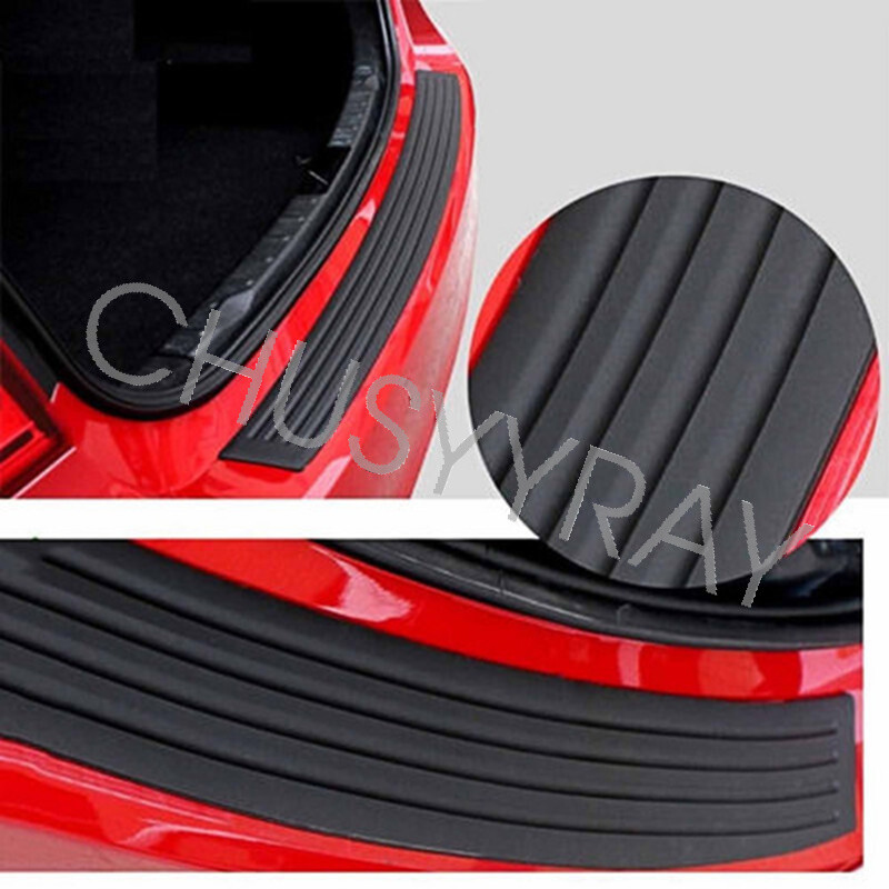Car SUV Rear Bumper Trunk Sill Corner Protector Trim Rubber Guard Pad 35.4"" US