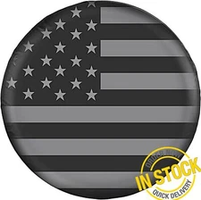 17" American Flag Spare Tire Cover Fit Jeep Wrangler Rv SUV Truck Travel Trailer