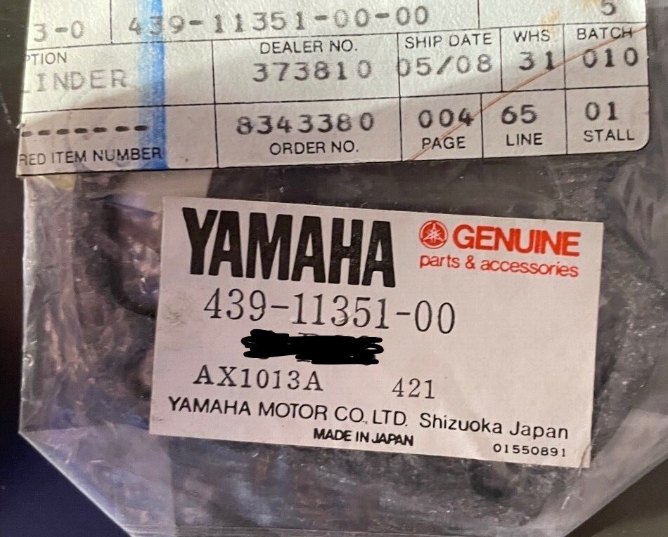 OEM Yamaha Cylinder Head Gasket 1978 1979 1980 Chappy LB50 LB 50
