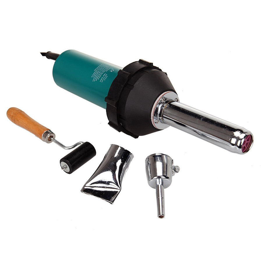 1080W AC 220V Hot Air Torch Plastic Welder Welding Heat Gun Pistol Kit