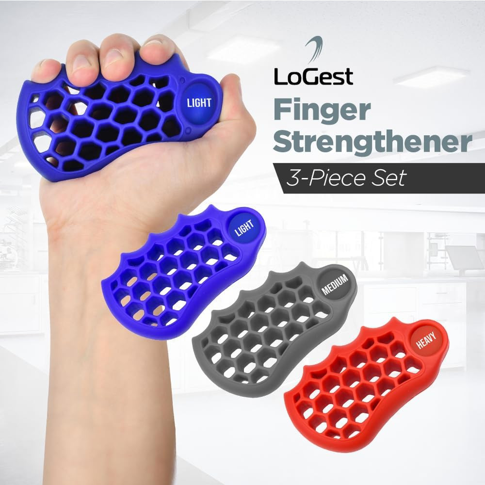 Hand Strengthener Ball Set – 3-4 Pack, 4 Resistance Levels for Therapy & Rehab