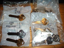 45 Russwin ILCO Key Blanks A1011PZR BRASS Uncut Commercial Residential Locksmith