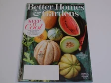 Better Homes Gardens Magazine August 2020 Cool Summer Reupholster a Chair Melons