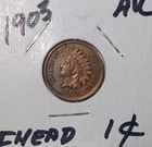 1903 Indian Head Cent AU/BU
